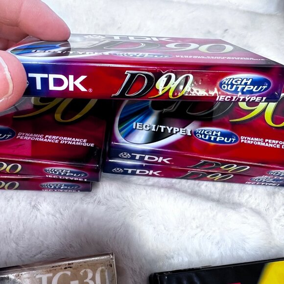 TDK D90 IEC Type II Cassette Tapes & RCA 90-Minute Hi-Fi Stereo Audio Cassette W - Picture 5 of 7